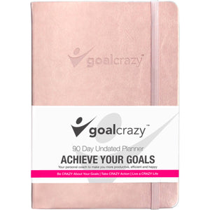 Goal Crazy 90-Day Undated Planner & Journal.